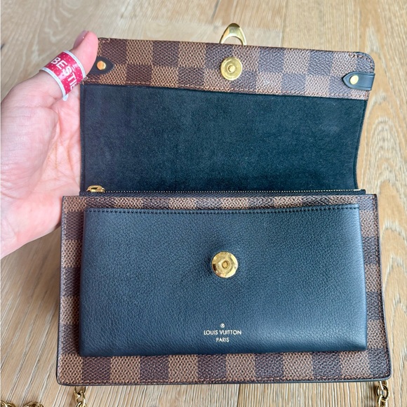 Louis Vuitton Damier Ebene Vavin Wallet on Chain - Picture 10 of 15